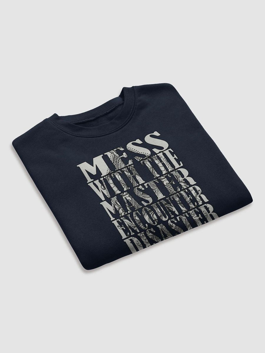 Mess With The Master, Encounter Disaster - Bella+Canvas Women's Fleece Crop Sweatshirt product image (4)