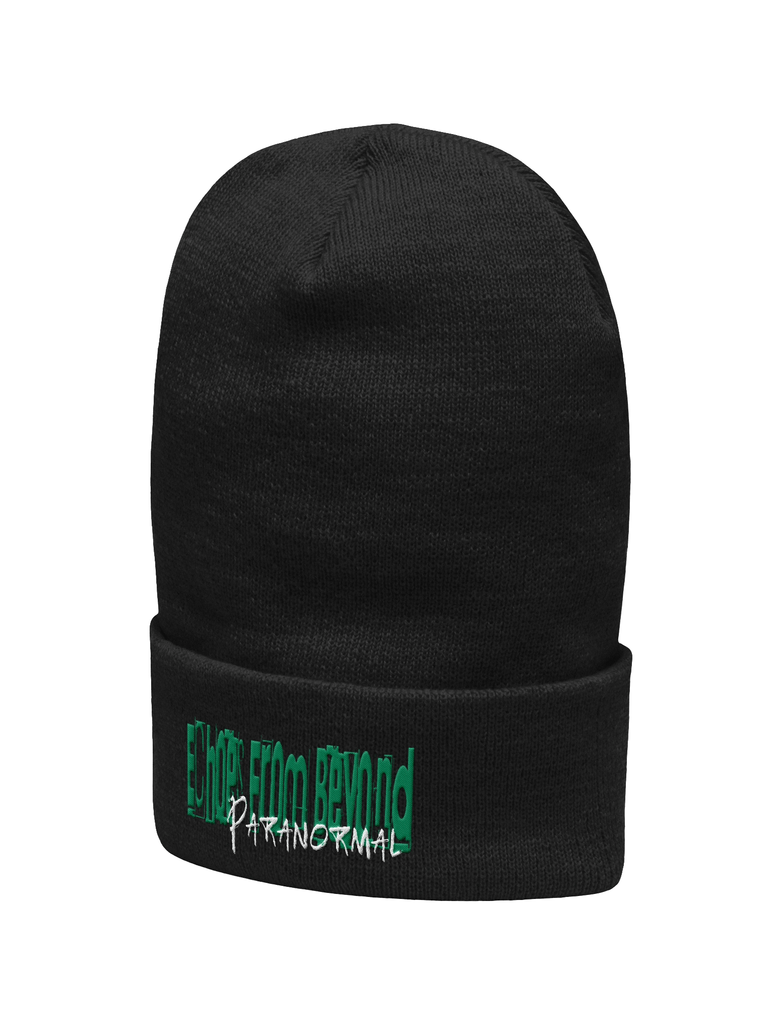Beanie with Green Design product image (2)