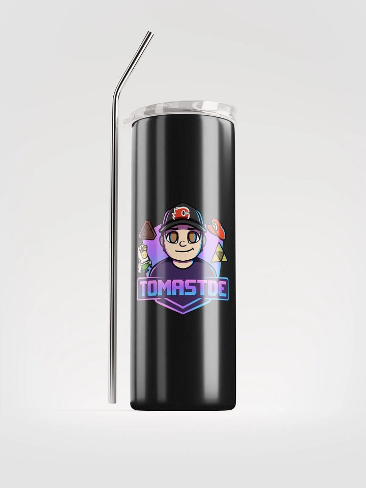 Logo Tumbler With Straw product image (1)