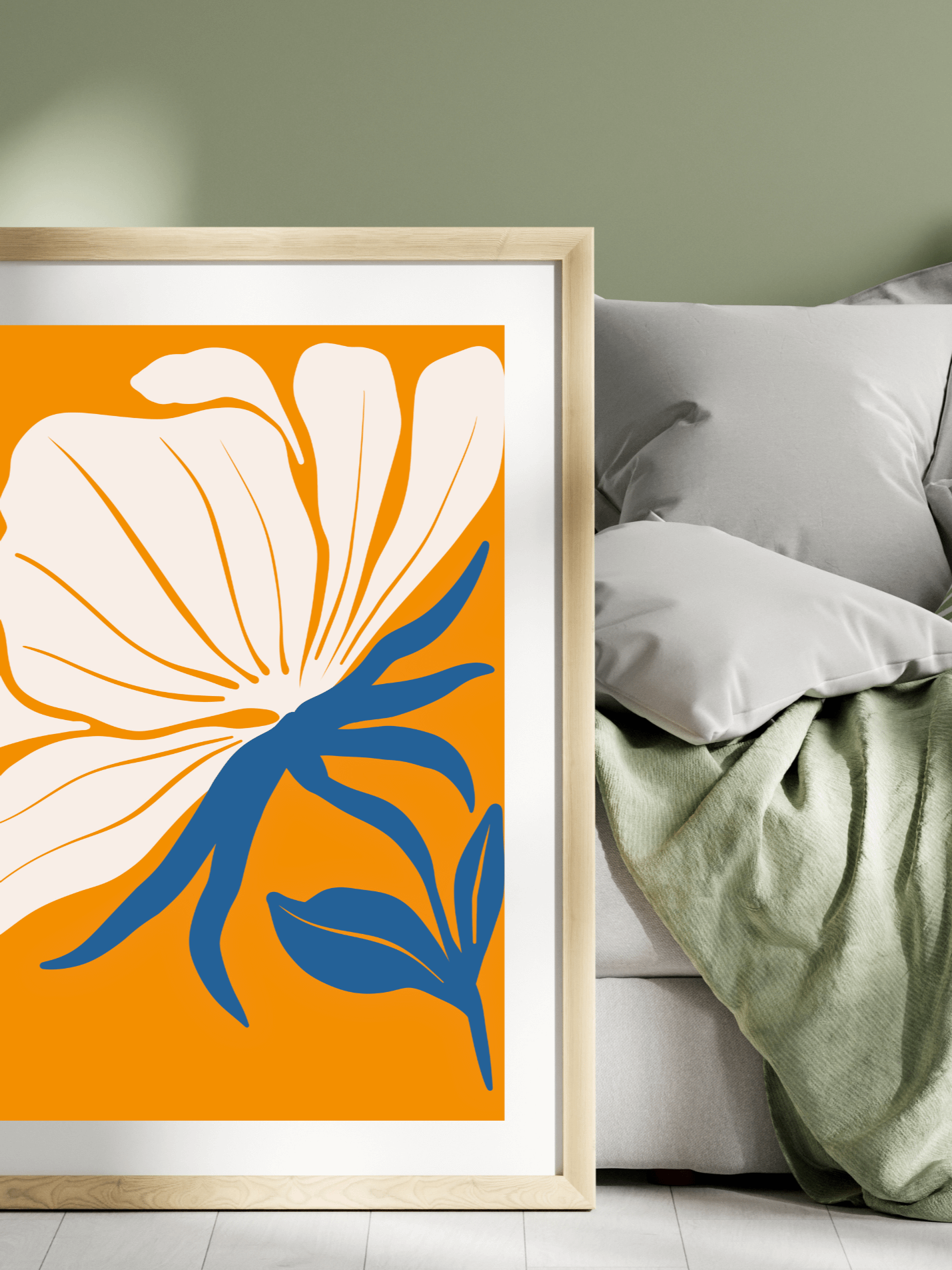 White Boho Flower New Digital Product product image (1)