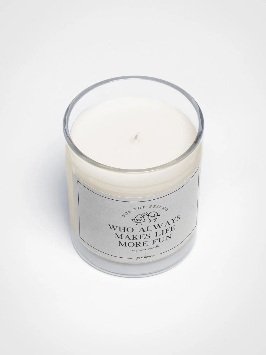 Fun & Cozy Soy Candle – Gift for Best Friend, Appreciation Candle for Friendship product image (3)