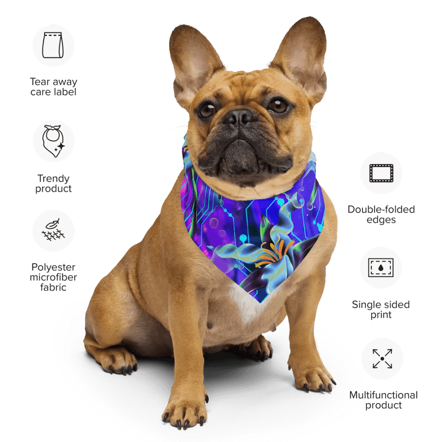 luminous pink meta-magic bandana for the sparkling genz ladies product image (6)