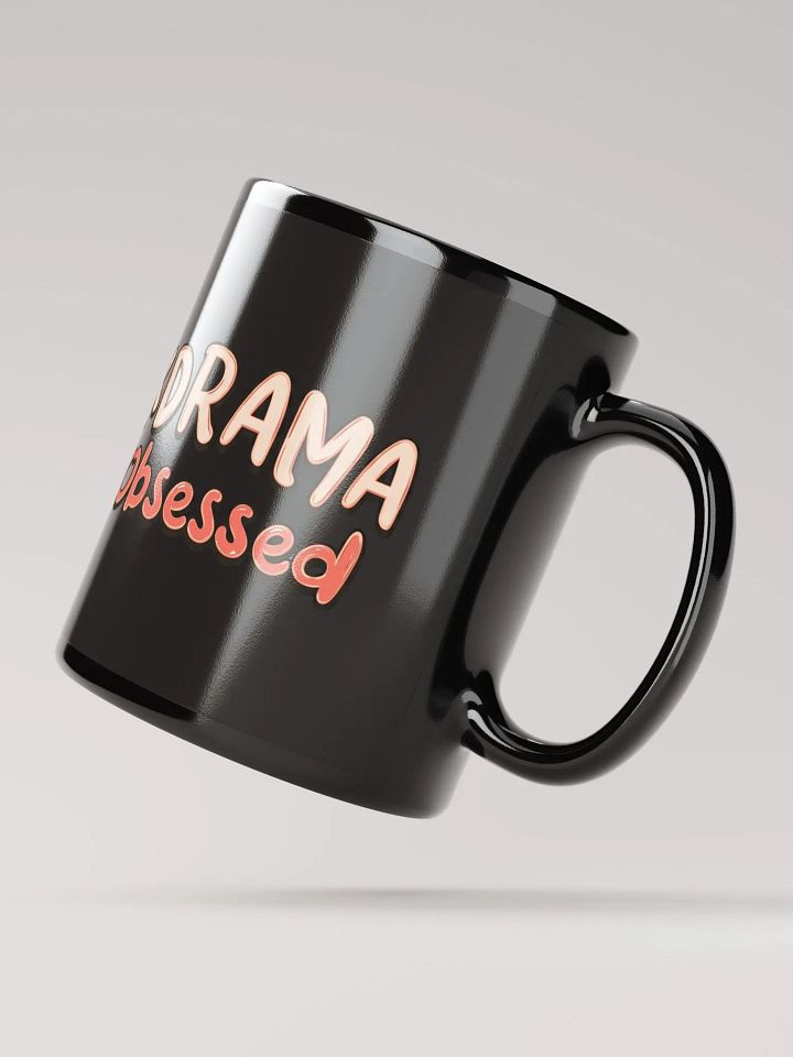 KDRAMA Obsessed Black Glossy Mug product image (2)