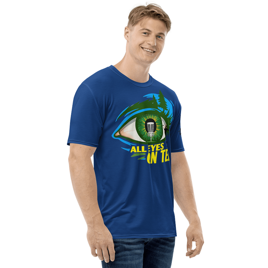 Fancy Lads Men's Blue T-Shirt "All Eyes On Tee" product image (5)