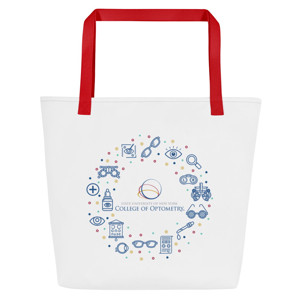 SUNY Optometry - EYE-cons Heavyweight Tote Bag product image (1)