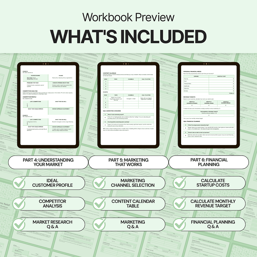Financial Stress Relief - Google Docs product image (6)