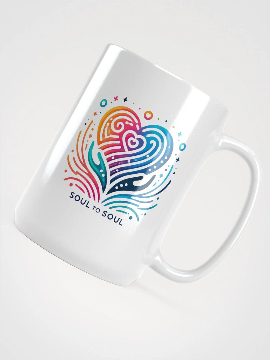 Soulful Heart White Glossy Mug product image (4)