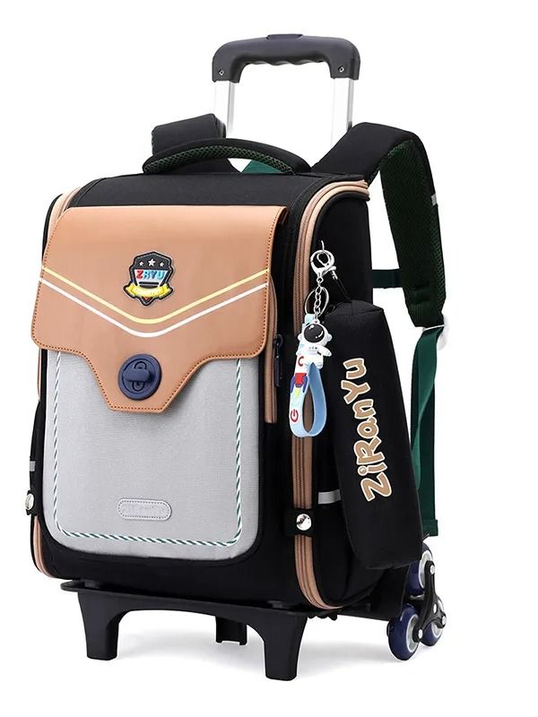 Primary School Student Trolley Schoolbag Detachable Backpack product image (3)