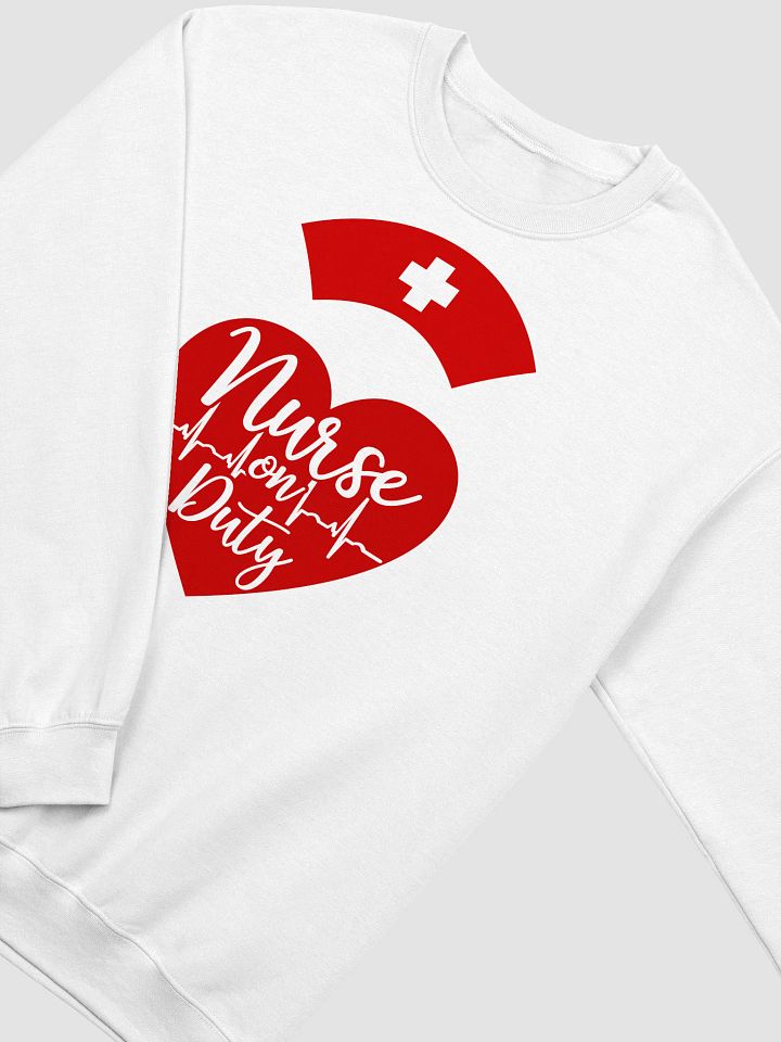 Heartfelt Nurse on Duty Crewneck Sweatshirt product image (11)