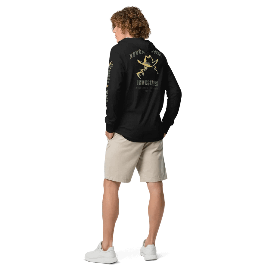 Rough N Ready Hat Logo Unisex Hooded Tee product image (5)
