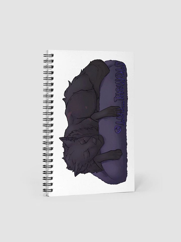 "The Slumbering Wolf" Notebook product image (1)