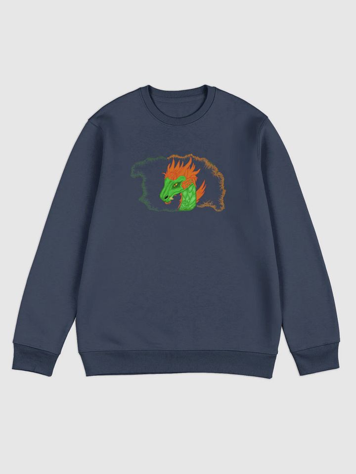 Vibrant Dragon Head Unisex Eco Sweatshirt product image (1)