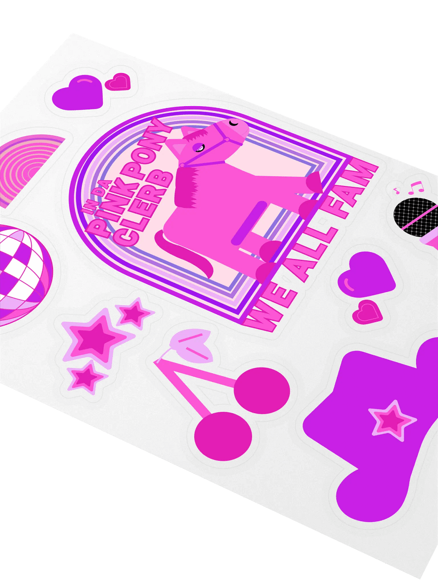 Pink Pony Clerb Sticker Sheet product image (2)