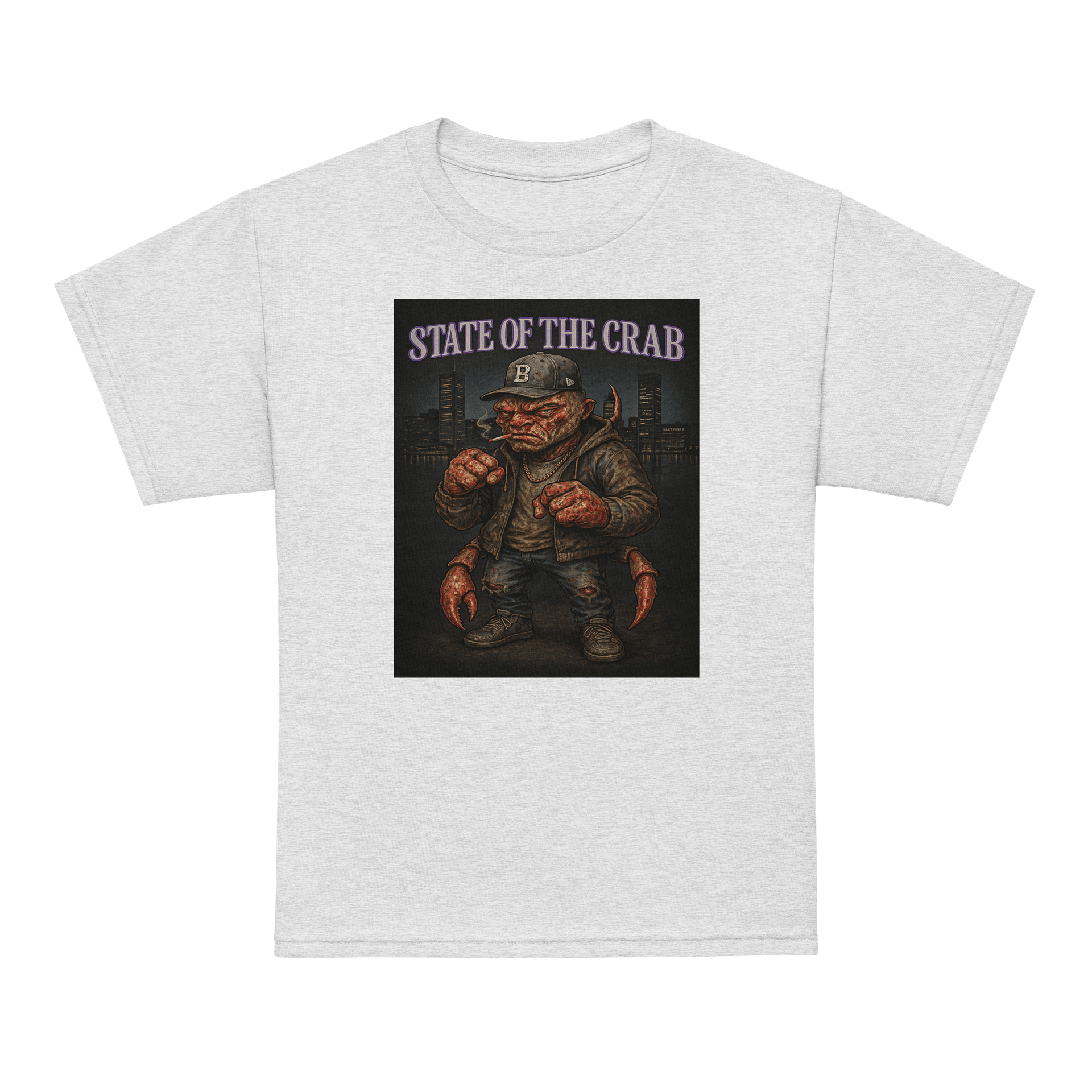 State of the Crab Man Youth Sports Tee product image (72)