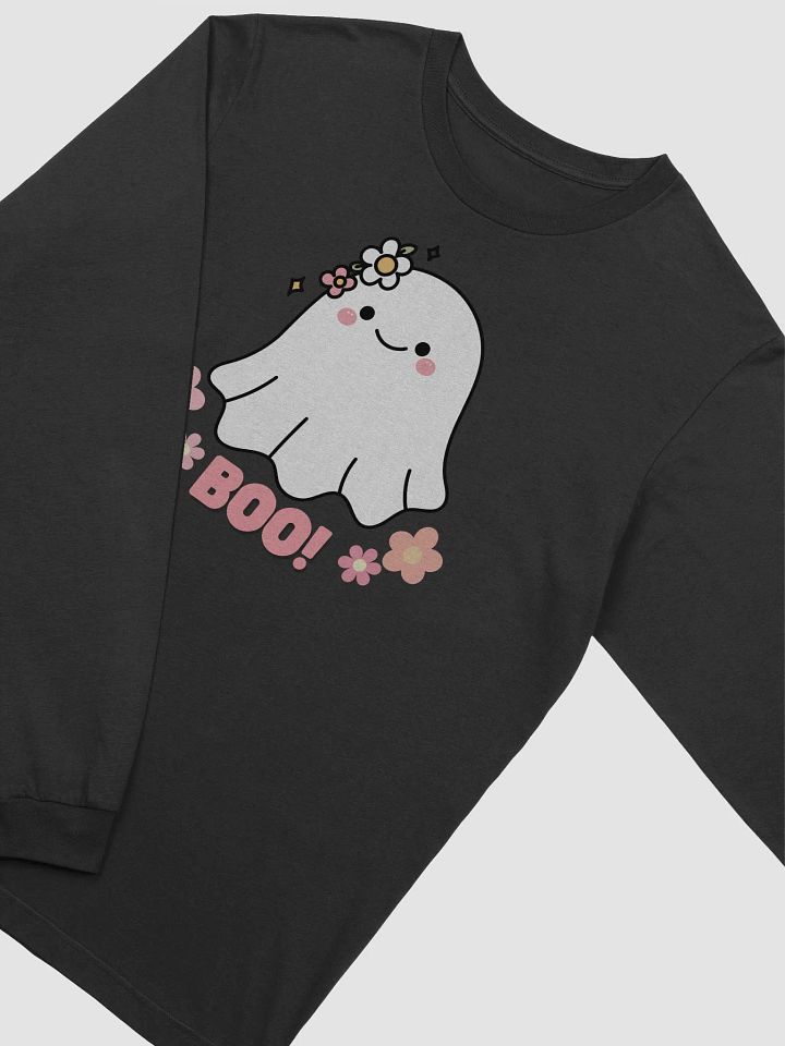 Flower Boo Ghost Long Sleeve Tee product image (2)