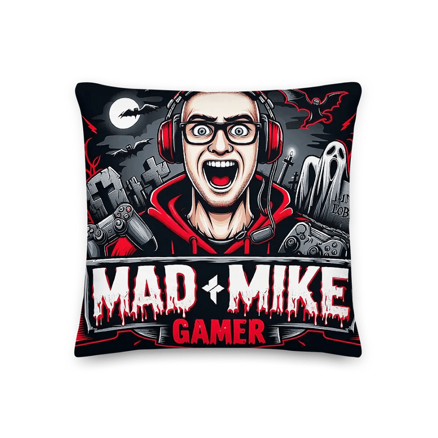 Spooky Gamer All-Over Print Pillow product image (3)