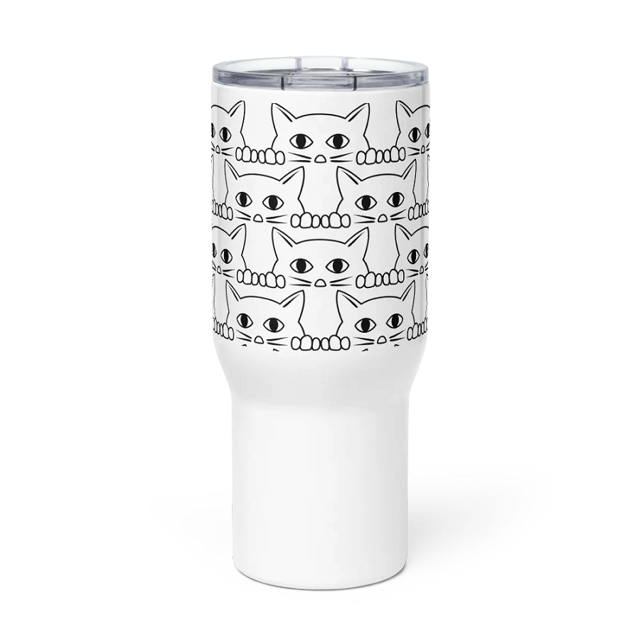 Peeping Kitten 25 oz Travel Mug product image (4)