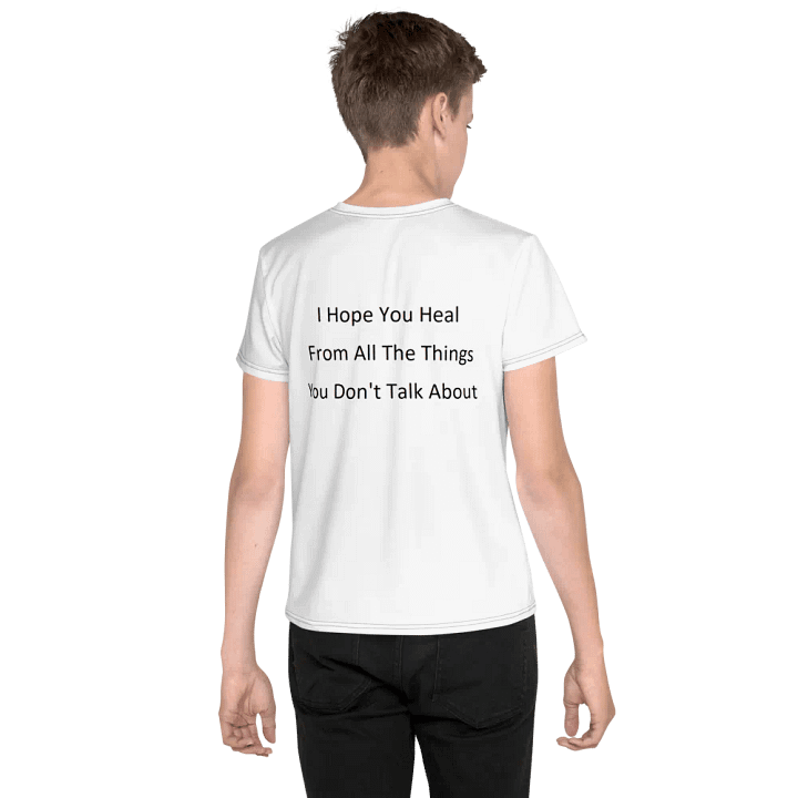 Family Always Friends Optional Shield Emblem Youth T-Shirt product image (1)