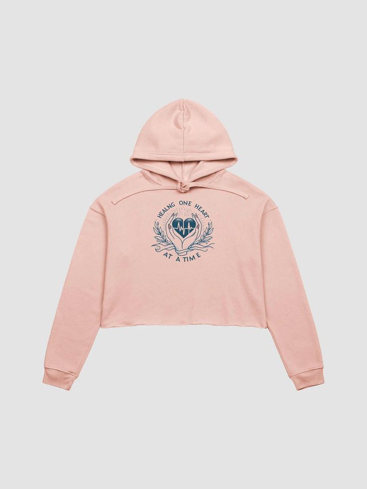 Medical, Nursing, Healing Heartbeat Cropped Hoodie product image (1)