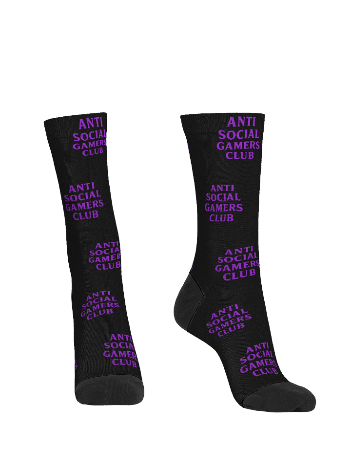 Anti Social Gamers Club Crew Socks product image (2)