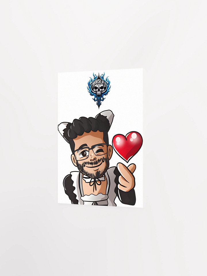 "Maid J " Heart Poster (Light) product image (2)