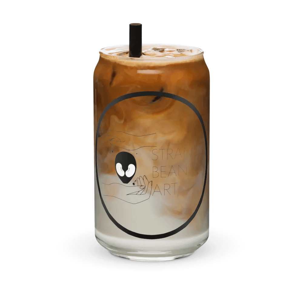 Strange Bean Art Logo Glass product image (36)