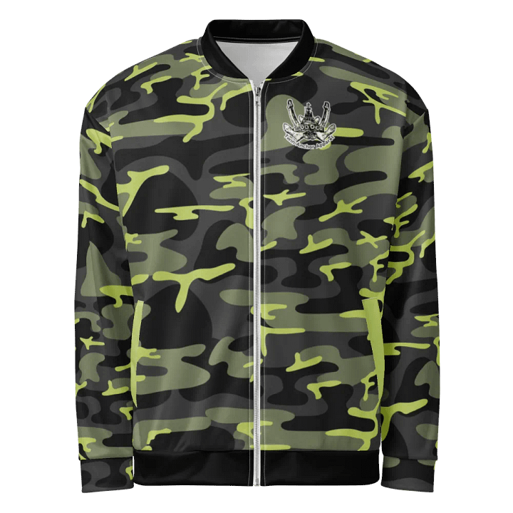 Twin Anchor Titan tug Green Camouflage Bomber Jacket product image (1)