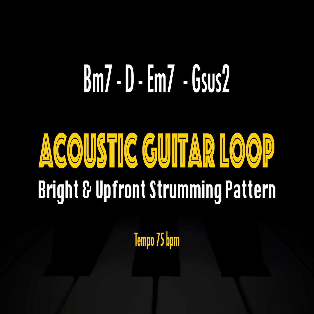 (Guitar Loop) Bm7 - D - Em7 - Asus | Solo Practice Backing Track product image (1)