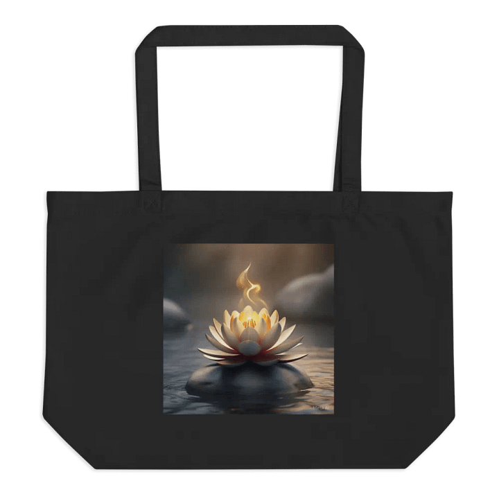 Ethereal Lotus Glow Organic Tote product image (1)
