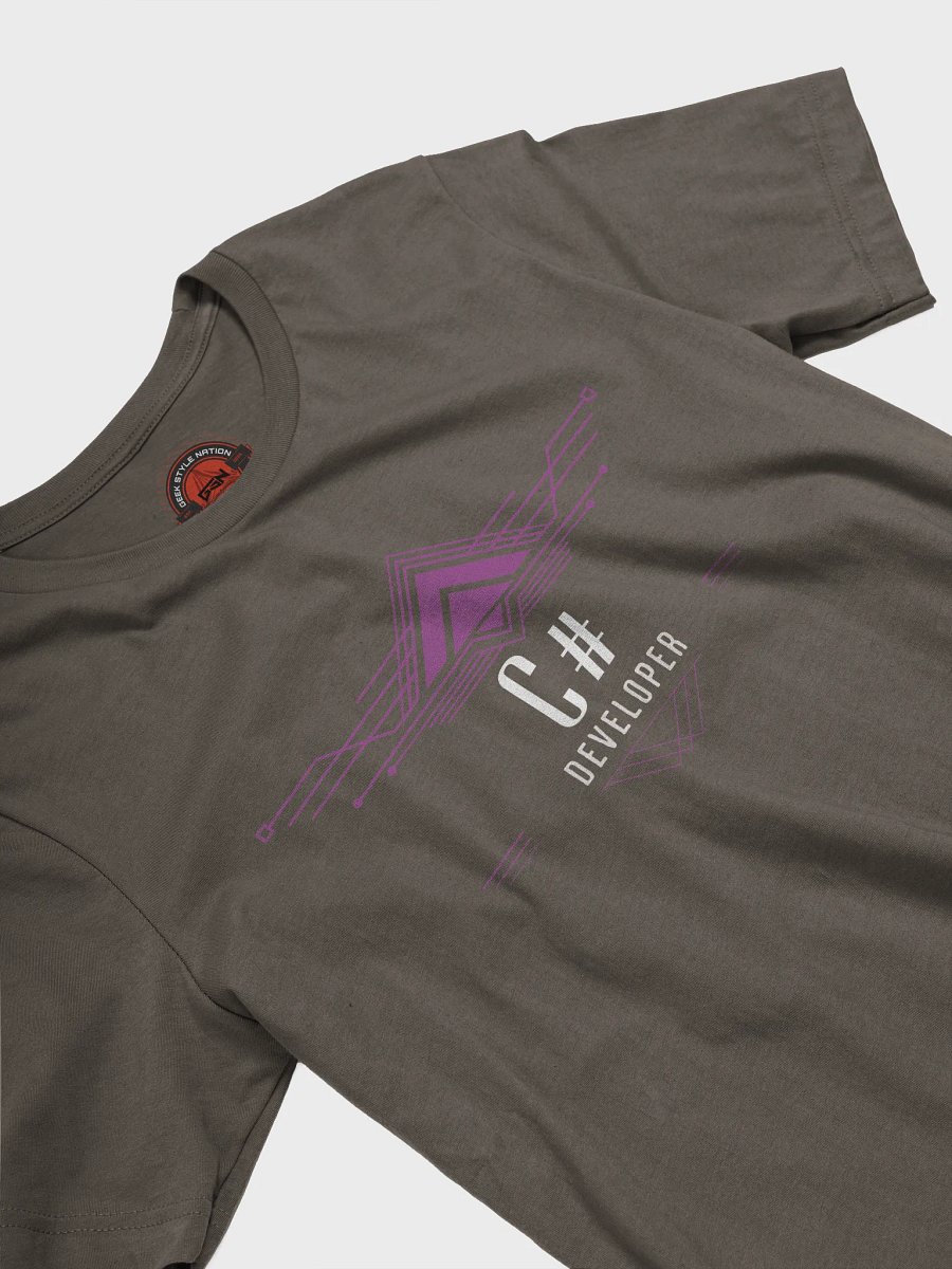 CSharp Developer Code Artisan - Bella+Canvas Unisex T-Shirt (Super Soft Classic Fit) product image (3)