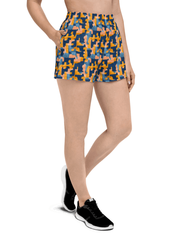 Flowing Shapes | Unisex Athletic Shorts product image (7)