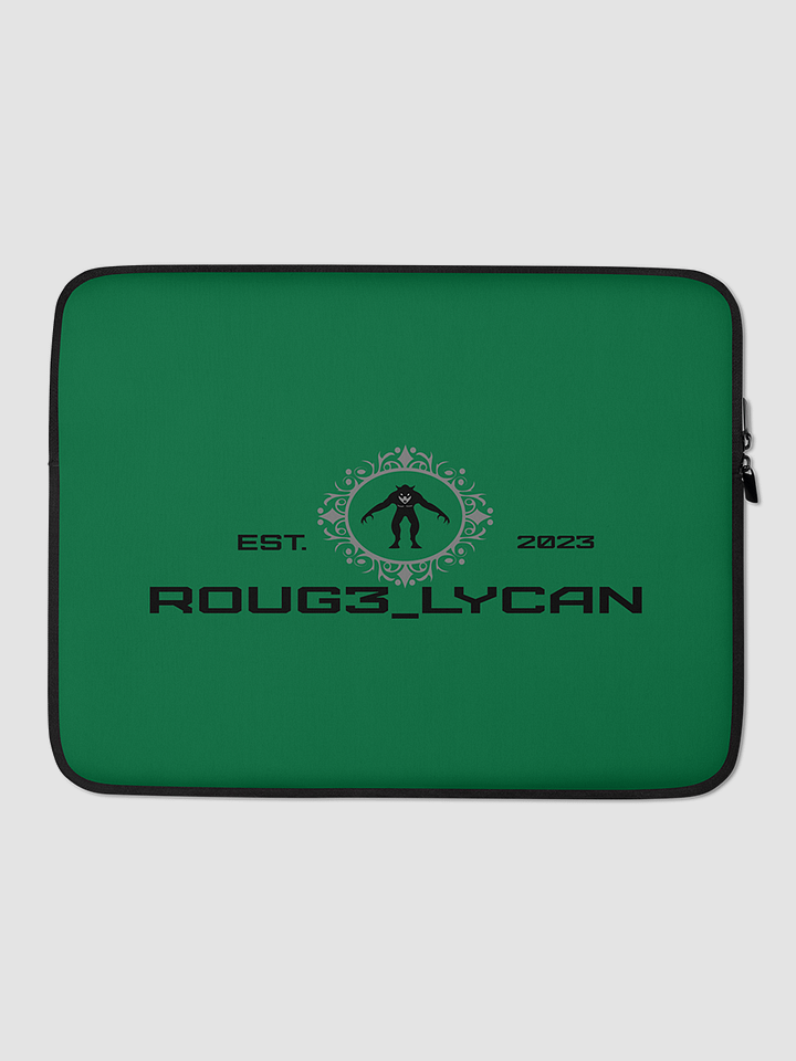 [roug3_lycan] Laptop Sleeve Forest Green product image (1)