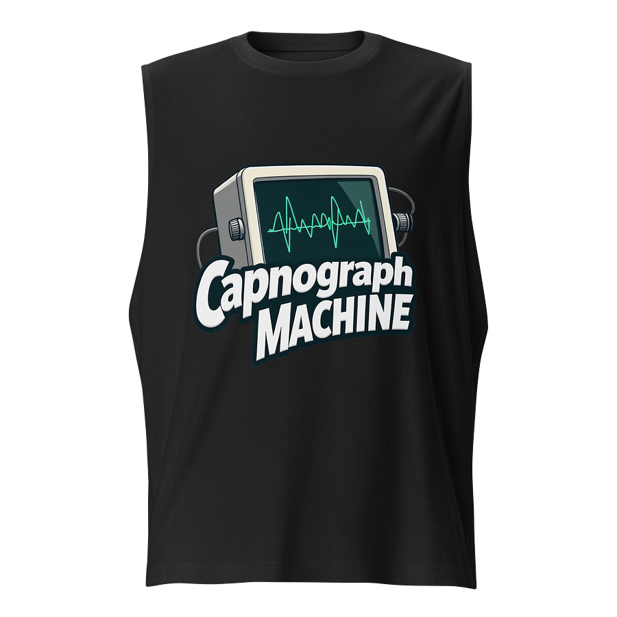Vintage Capnograph Machine Waveform Muscle Tank product image (1)