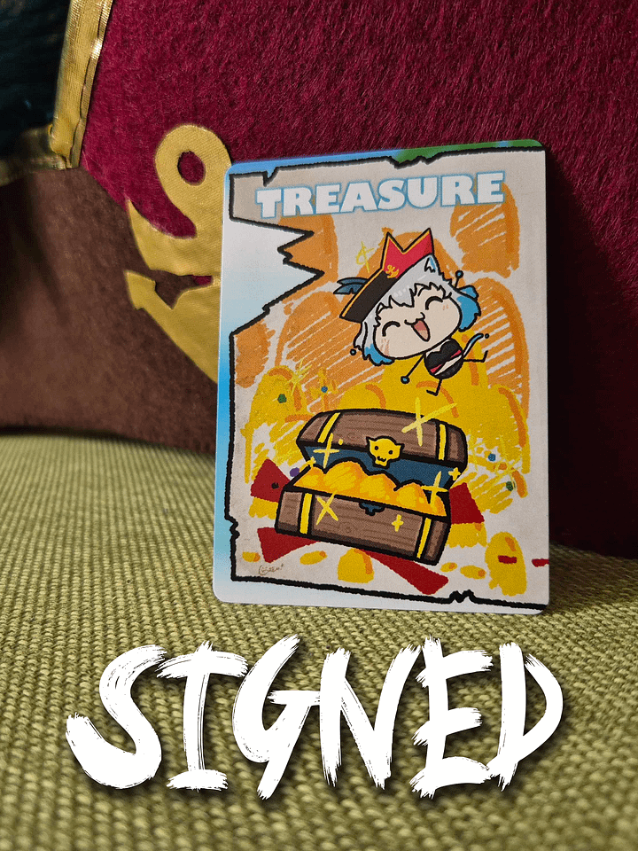 Signed Treasure Token | Pirate Dandyfloss MTG Series product image (1)