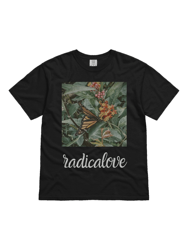 "butterflies" Heavyweight Tee - Black product image (1)