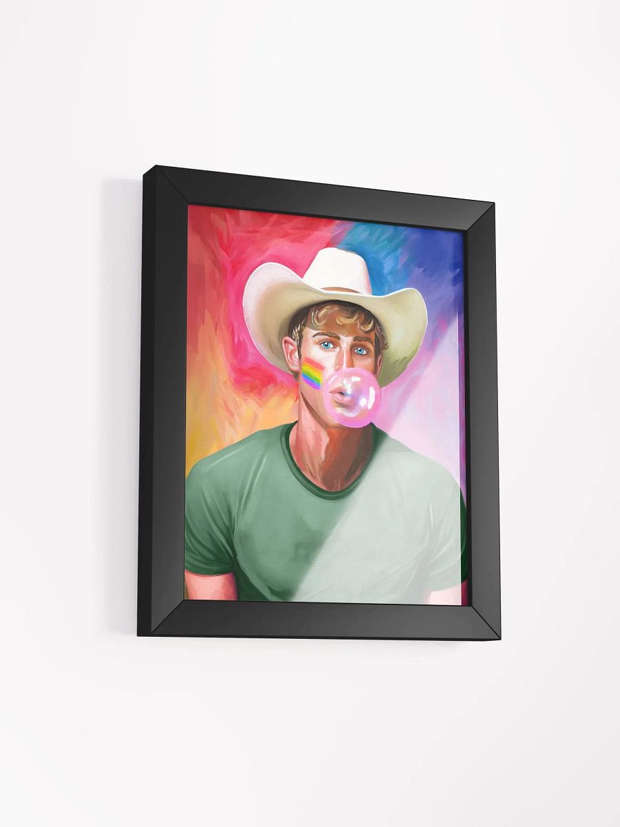 Gay Cowboy Pop Art Framed Poster product image (28)
