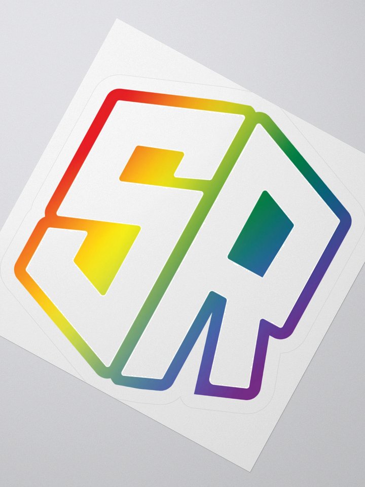 Rainbow Logo Sticker product image (4)