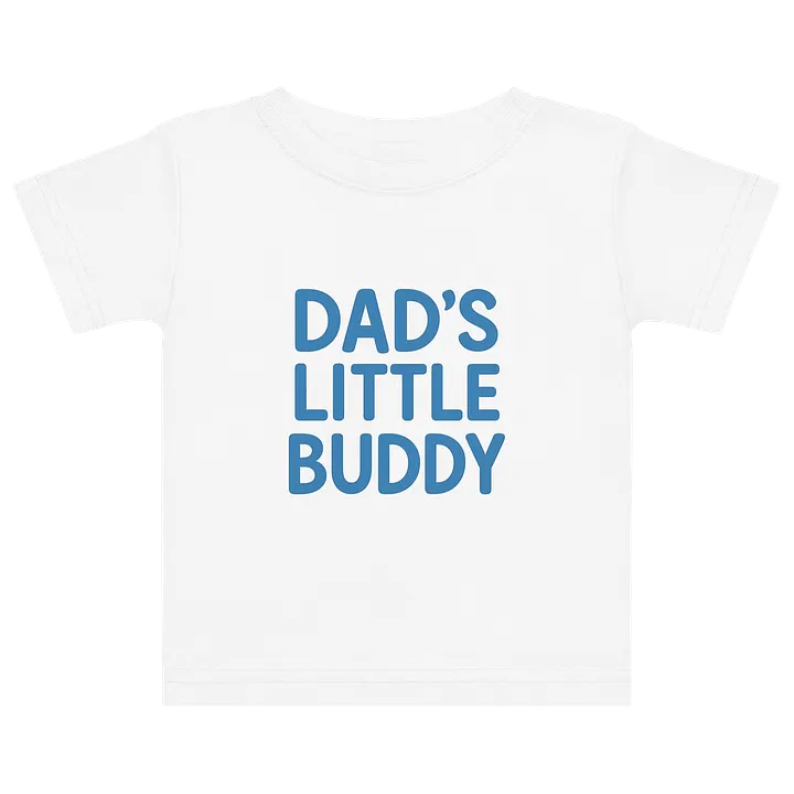 Dad's Little Buddy Baby Jersey T-Shirt product image (1)