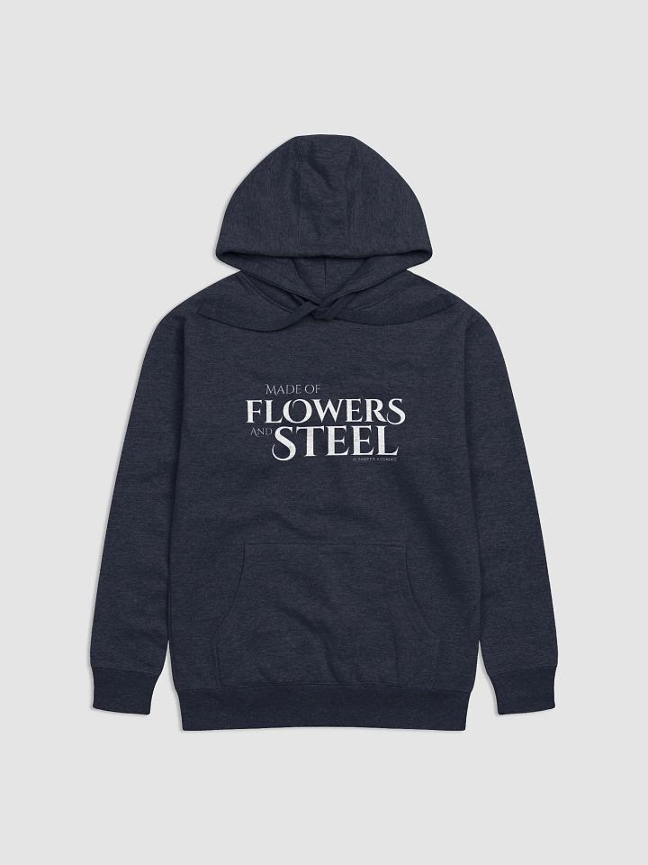 'Made of Flowers and Steel' Hoodie product image (2)