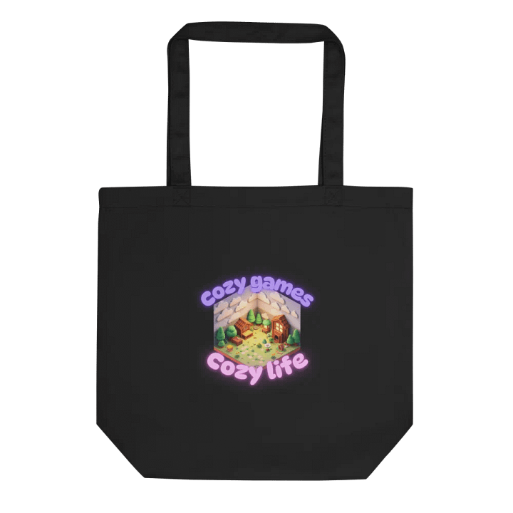 Cozy games, cozy life eco-friendly tote bag for gamer girls product image (2)