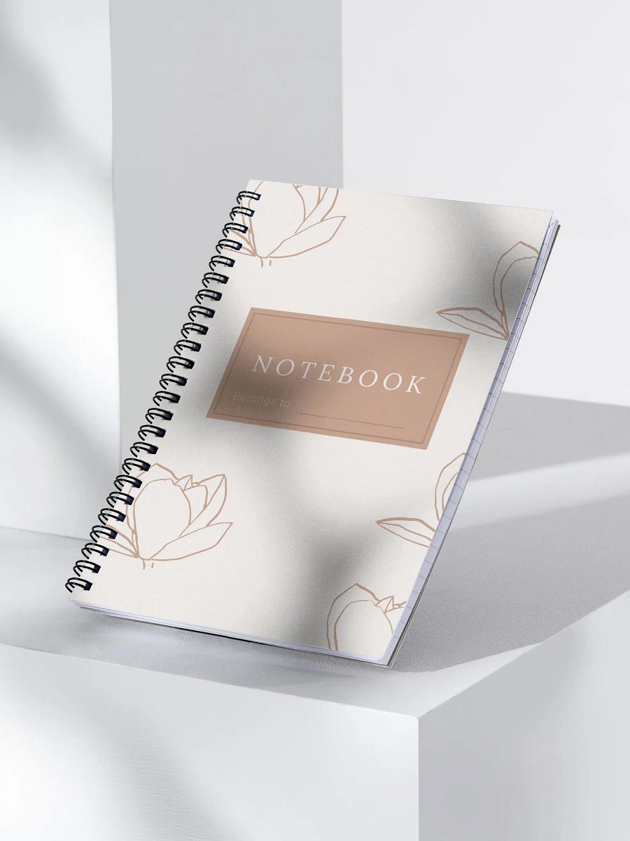 Neutral Pink Floral Notebook product image (3)
