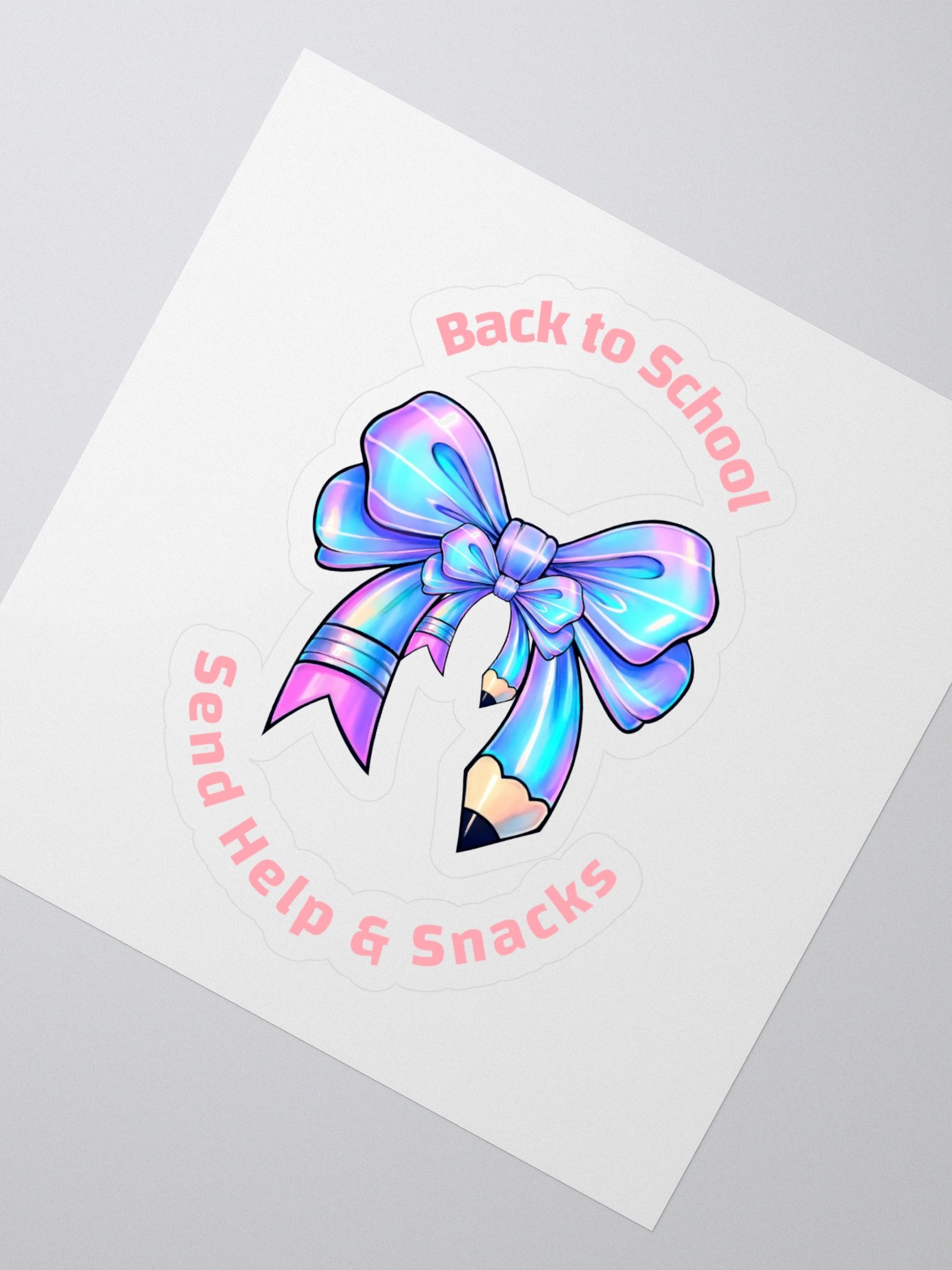 Iridescent Back to School Sticker Set product image (2)