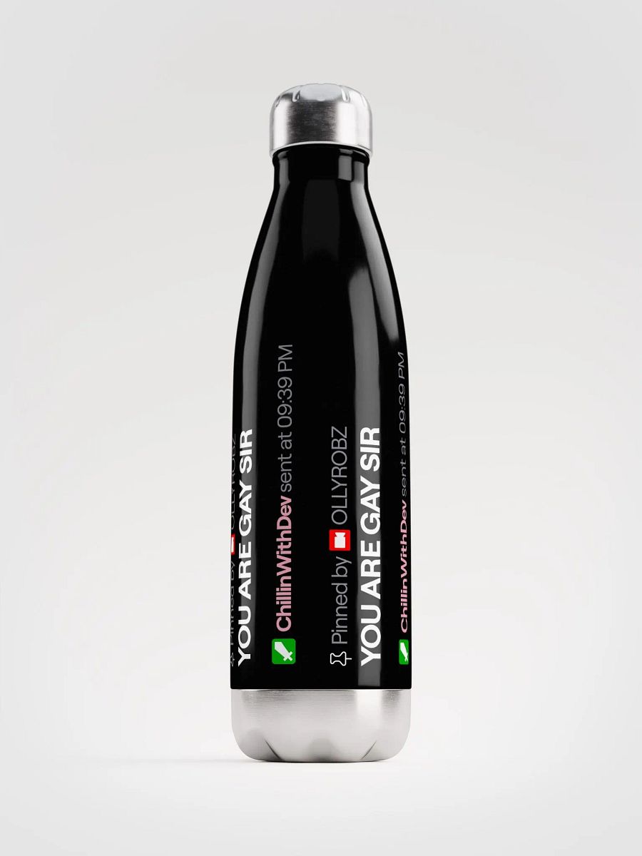 "YOU ARE GAY SIR" Stainless Steel Bottle product image (3)