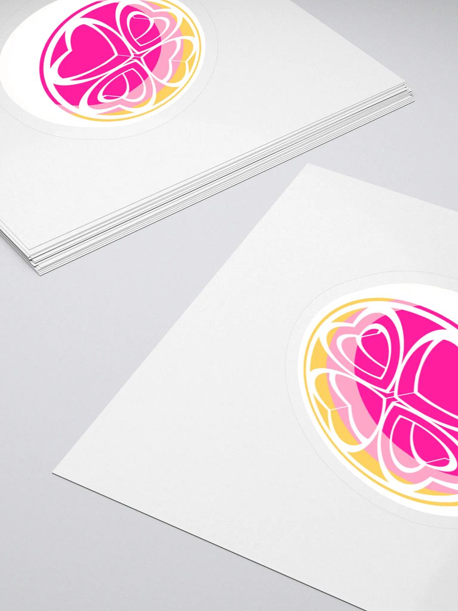 Heart Rims - Kiss Cut Sticker SINGLE product image (4)