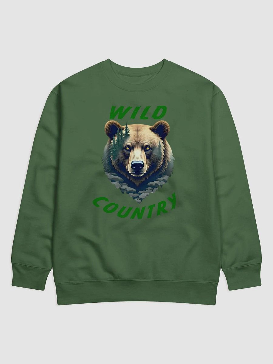 Majestic Bear in Wild Country - Premium Sweatshirt product image (1)