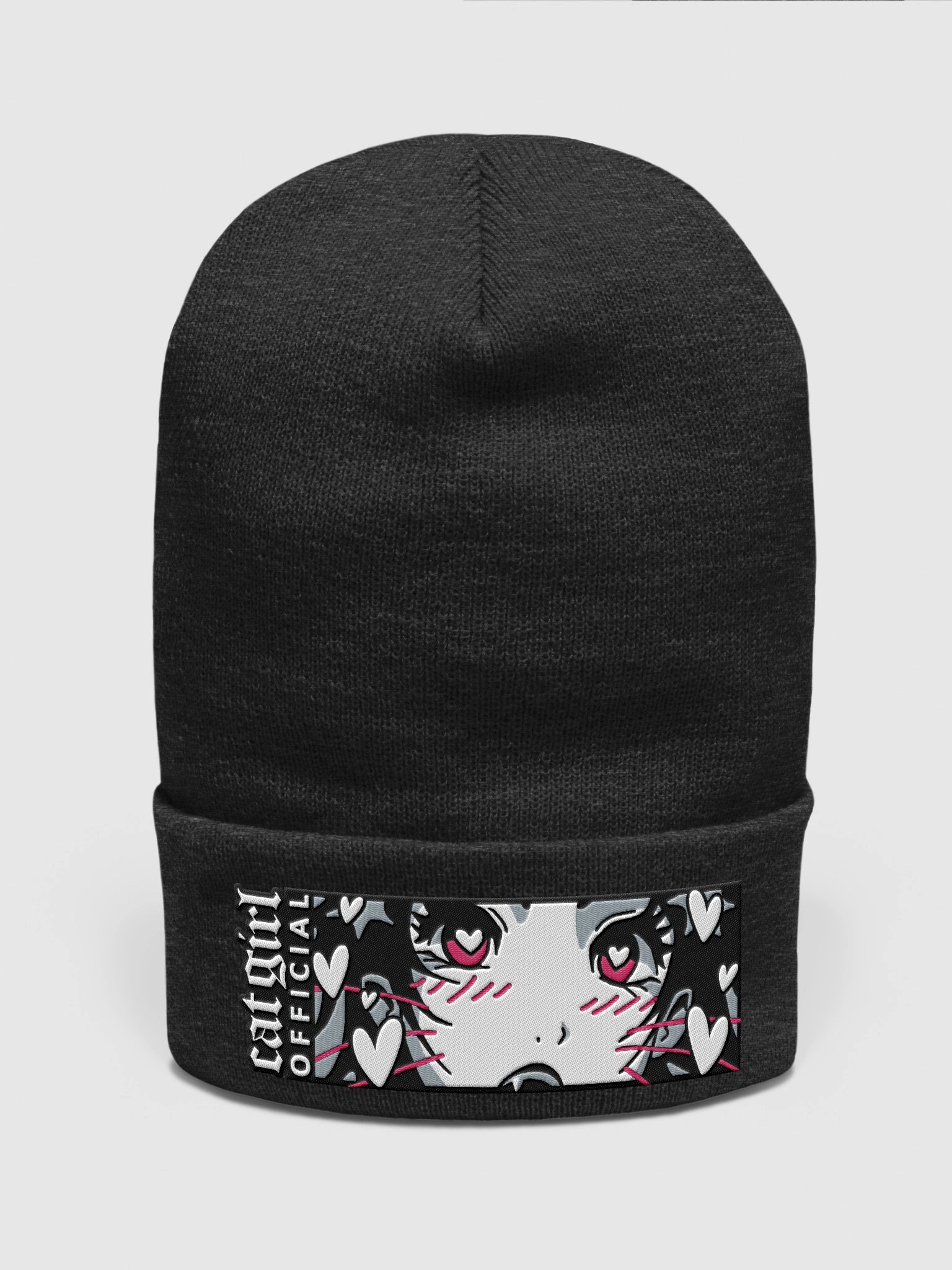 Embroidered Heart Eyes Beanie 😻 product image (1)