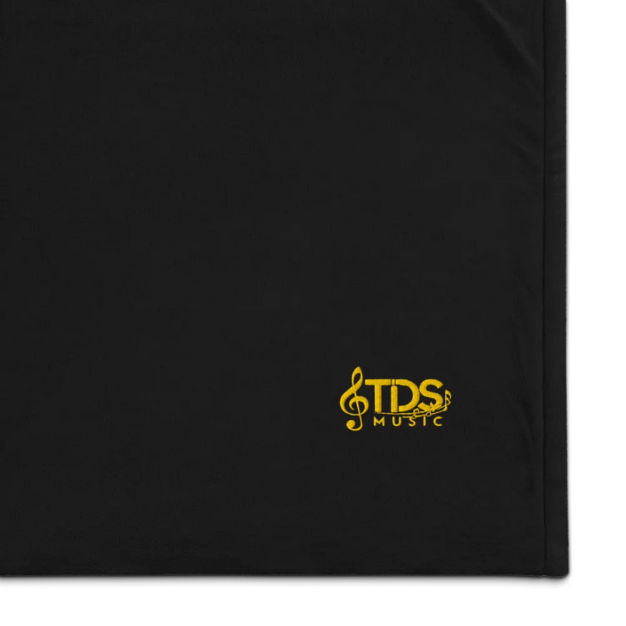 TDS Music Premium Embroidered Sherpa Blanket - 50″×60″ product image (2)
