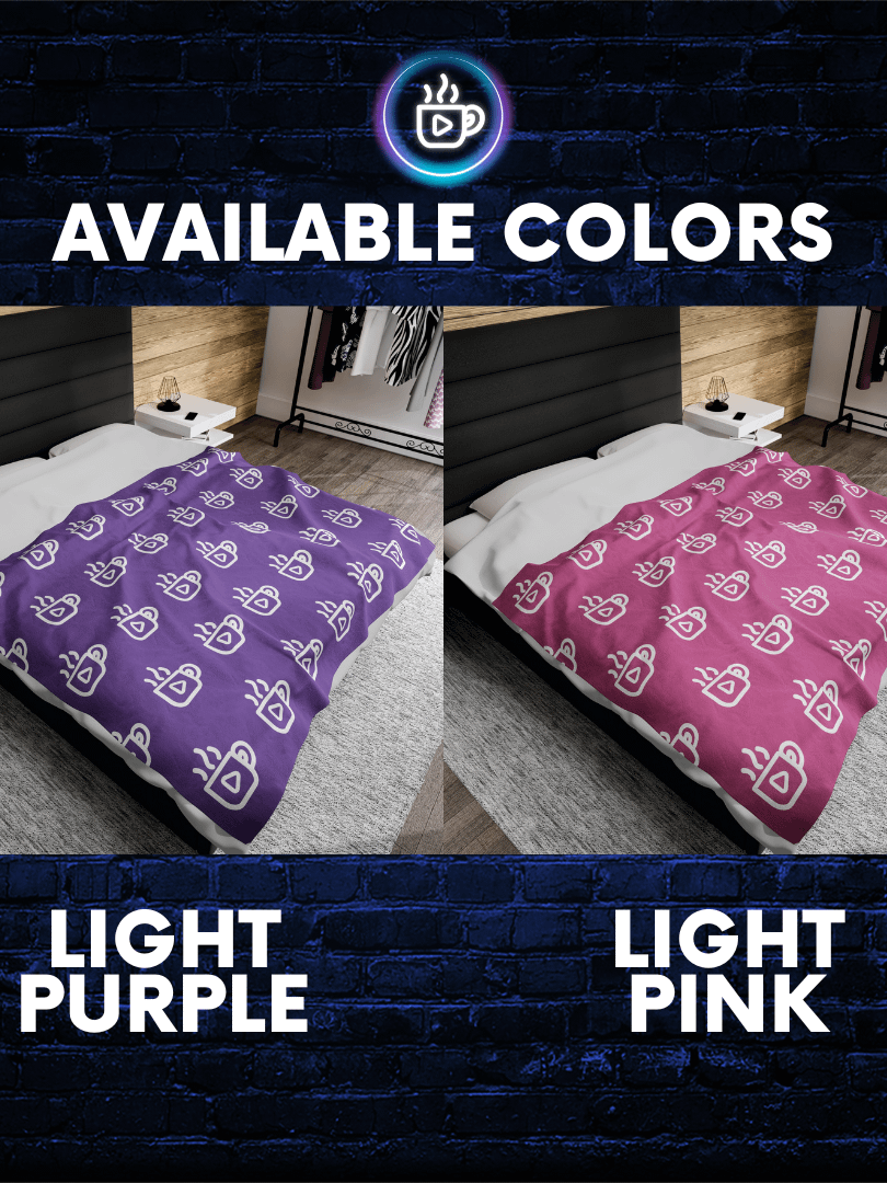 Mugshotz Reacts Cozy Blanket - Official Channel Throw As Seen On Screen | Soft Velveteen Fandom Comfort in 3 Sizes product image (7)