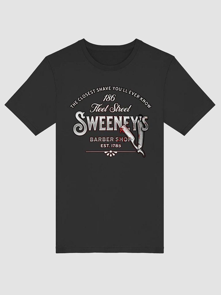 Sweeney Todd Barber Shop T-Shirt – Bella+Canvas Supersoft Horror Musical Tee product image (1)