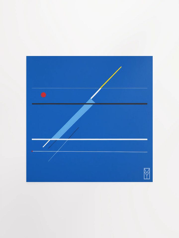 Poster Blue Screen: Abstract Art product image (1)